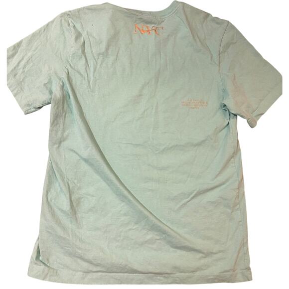 Nike Shirt Green SZ M Swoosh Statue Liberty NYC Five Boroughs T Shirt Blue - Picture 4 of 6